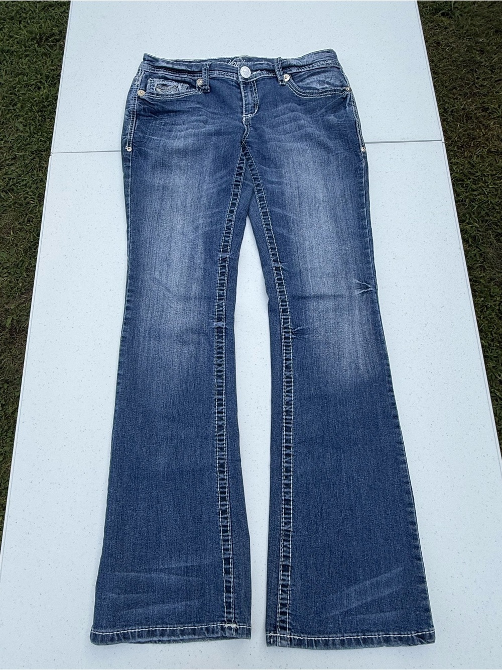 Vanity Medium Blue Flare Jeans